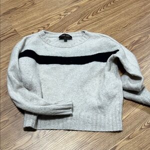 TRULY Women's Sweater with Cream and Black Design